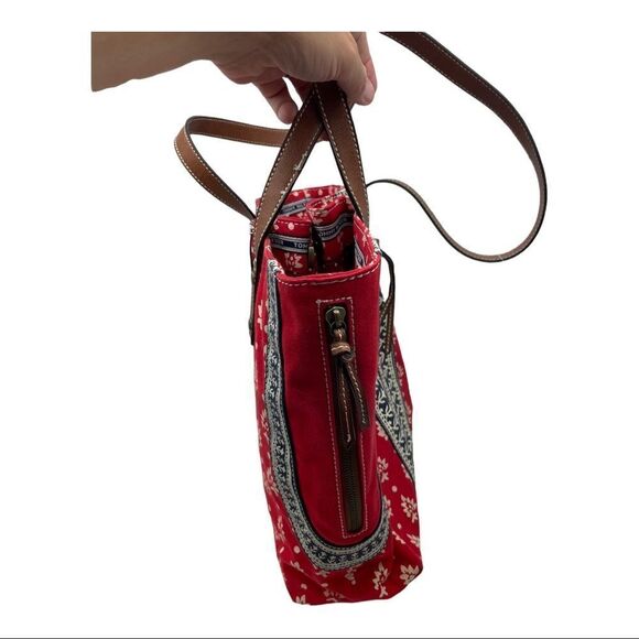 Tommy Hilfiger Zip Expandable Purse Tote Bag HTF NOS - Picture 4 of 12